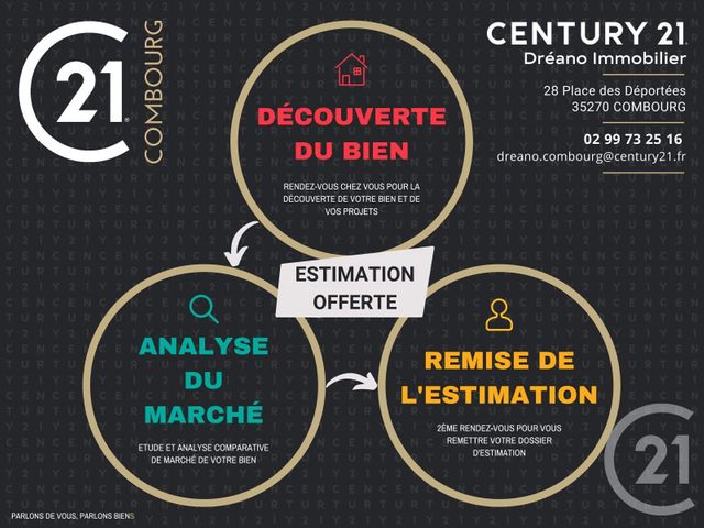 maison à vendre - 7 pièces - 125.0 m2 - HEDE BAZOUGES - 35 - BRETAGNE - Century 21 Dréano Immobilier