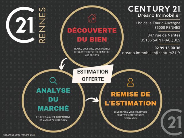 maison à vendre - 7 pièces - 143.0 m2 - ST ONEN LA CHAPELLE - 35 - BRETAGNE - Century 21 Dréano Immobilier