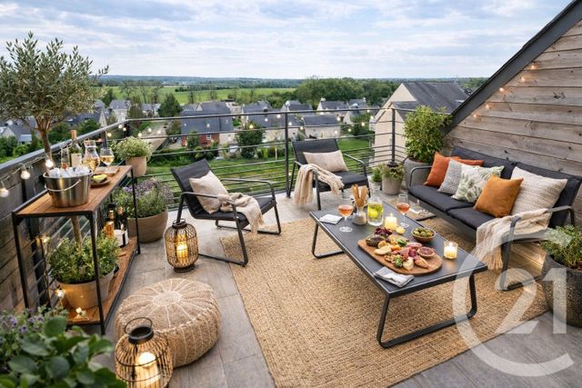 Appartement T4 à vendre - 4 pièces - 115.8 m2 - ST DOMINEUC - 35 - BRETAGNE - Century 21 Dréano Immobilier