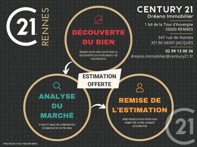 maison à vendre - 4 pièces - 71.92 m2 - ST PERN - 35 - BRETAGNE - Century 21 Dréano Immobilier