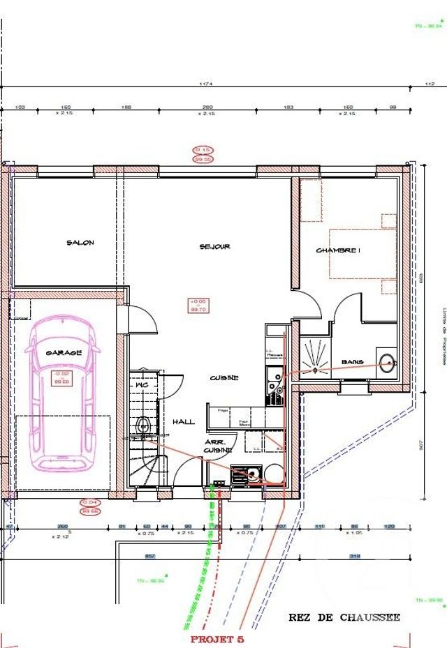 maison à vendre - 7 pièces - 125.13 m2 - ST MEEN LE GRAND - 35 - BRETAGNE - Century 21 Dréano Immobilier